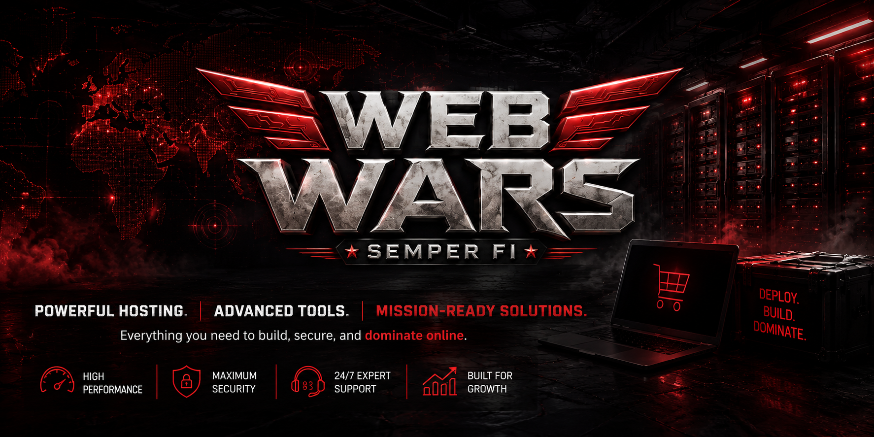Web Wars Hero Banner
